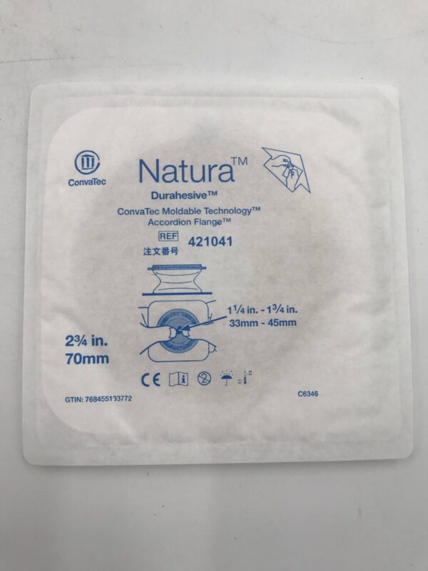 Convatec 421041 Natura Durahesive Moldable Skin Barrier - Accordion Flange 2 3/4in. 70mm