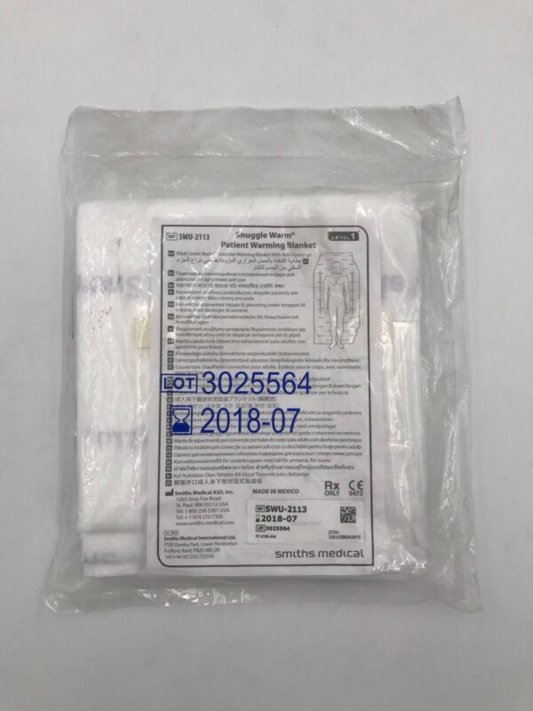 SMITHS MEDICAL SWU-2113 Snuggle Warm Patient Warming Blanket, Level 1 (X)