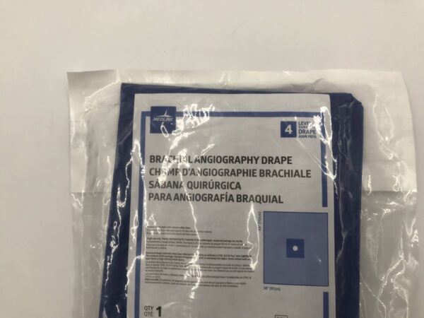 Medline DYNJP4106 Brachial Angiography Drape Level 4, 44" x 38"