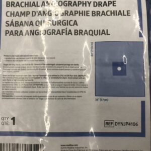Medline DYNJP4106 Brachial Angiography Drape Level 4, 44