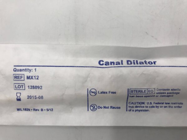 CooperSurgical MX12 Canal Dilator (X)