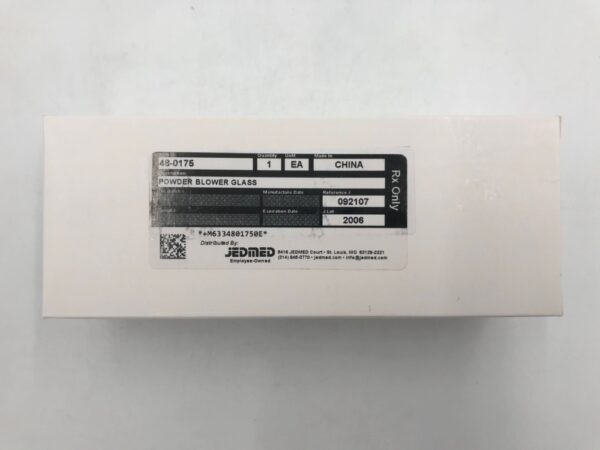 JedMed 092107 Powder Blower Glass Reusable