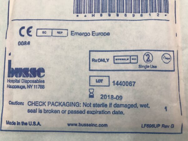 Busse 696 Polylined Sterile Field Non-Fenestrated 18" x 26" (20/Pack) (X)