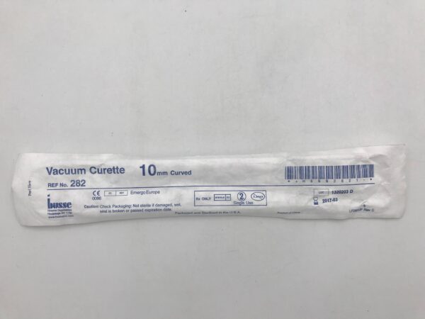 Busse 282 Vacuum Curette 10mm Curved (X)