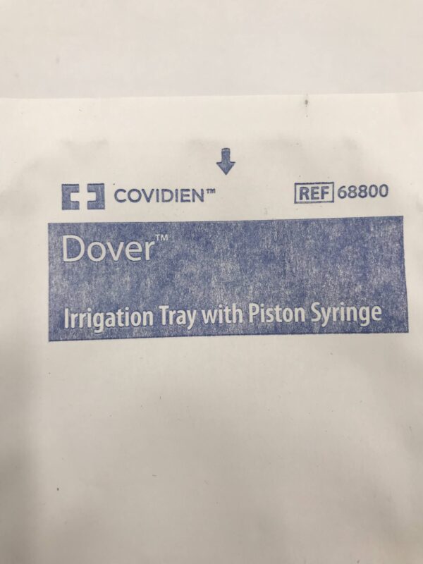 Covidien 68800 Dover Irrigation Tray with Piston Syringe