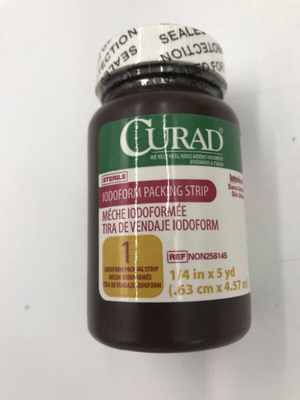 Medline Non256145 Curad Iodoform Packing strip 1/4in x 5yd (12/Box) (X)