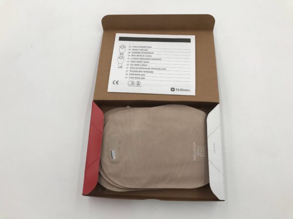 Hollister 18143 New Image 2-Piece Drainable Ostomy Pouch, Beige, Filter, 2 1/4" (10/Box)