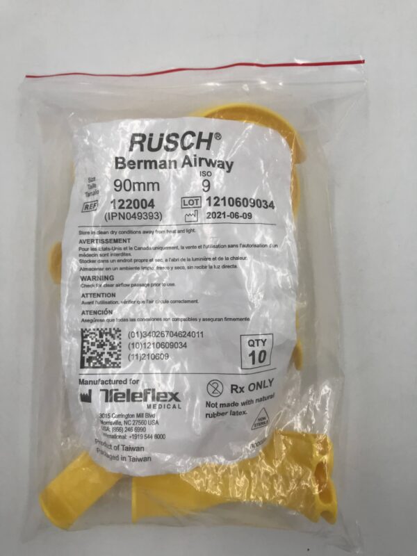 TELEFLEX 122004 Rusch Berman Airway 90mm (10/Bag)