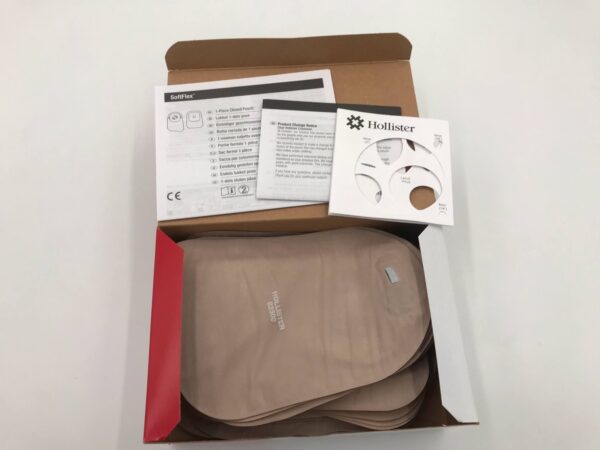 Hollister 82300  Premier 1-Piece Closed Ostomy Pouch, Beige, Filter 2 1/8" (30/Box)