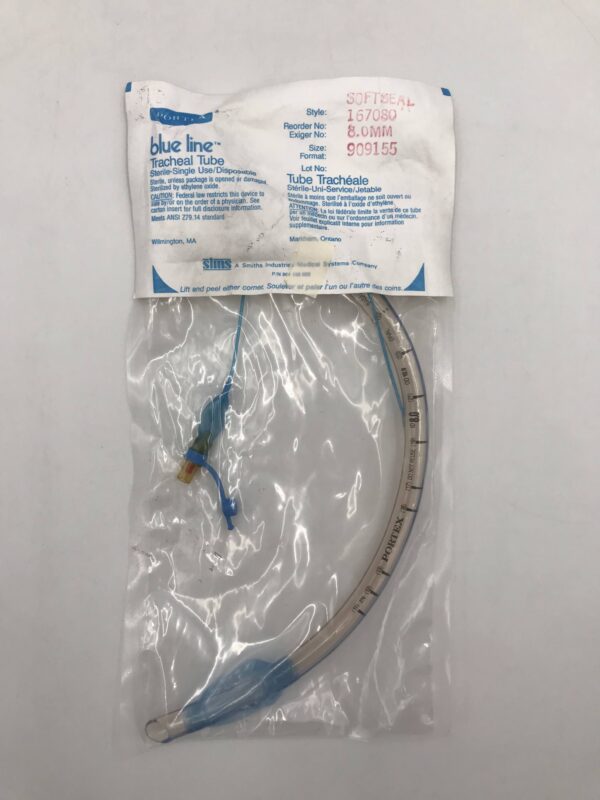 SIMS / SMITHS MEDICAL 167080 Portex Blue Line Tracheal Tube (X)