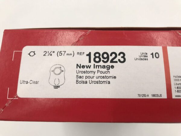 Hollister 18923 New Image Urostomy Pouch 2 1/4" (10/Box)