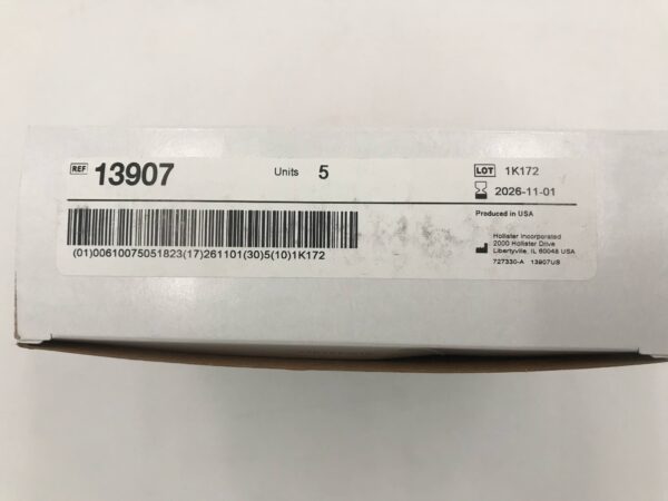 Hollister 13907 New Image Flextend 2-Piece Ostomy Skin Barrier, Convex, Tape, 2 1/4", 1 3/8" (5/Box)