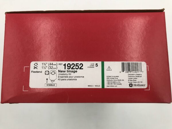 Hollister 19252 New Image Flextend Urostomy Kit 1 3/4", 1 1/4" (5/Box)