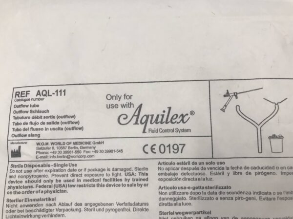 World Of Medicine/Hologic AQL-111 Aquilex Outflow Tube (X)