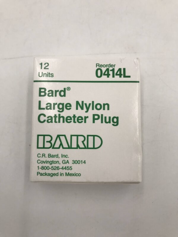 Bard 0414L Large Nylon Catheter Plug (12/Box) (X)