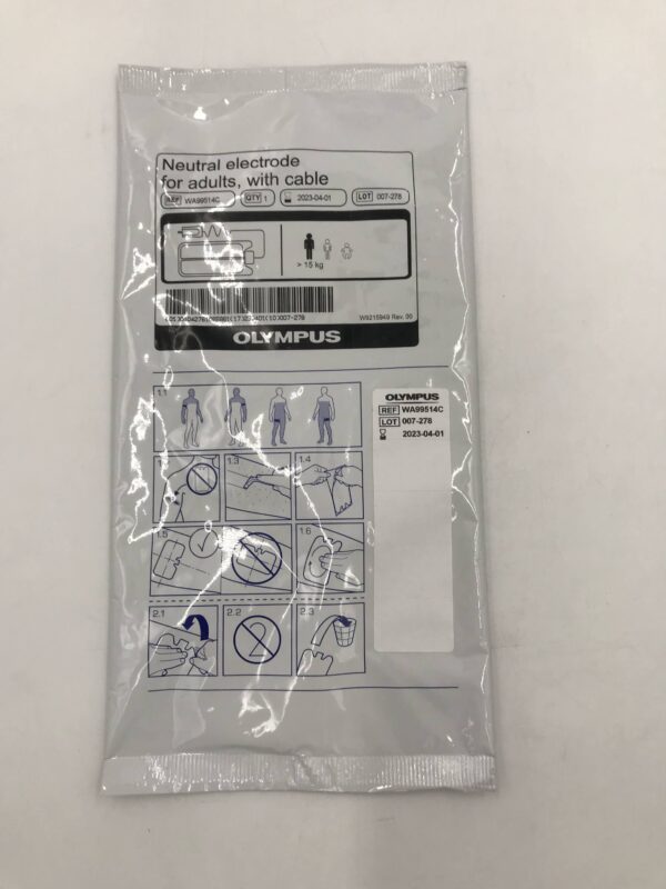Olympus WA99514C Neutral Electrode for Adults, with Cable (X)