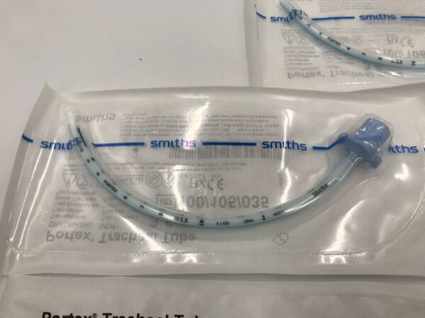 Smiths Medical 100/105/035 Portex Tracheal Tube Oral/Nasal Ivory 3.5mm=I.D. 5.1mm=O.D. (9/Box) (X)
