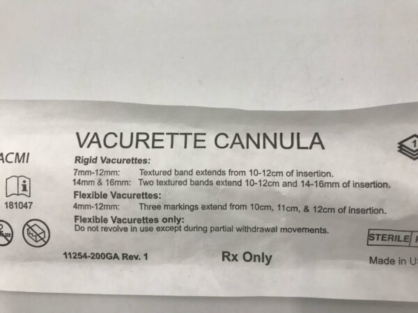 Gyrus 21663 Vacurette Cannula F-Tip, 4mm Flexible (X)
