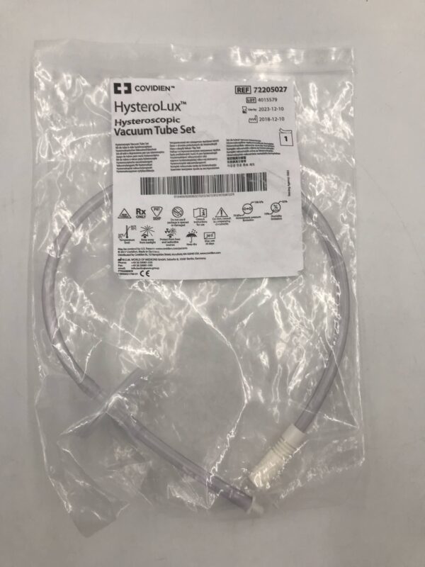 Covidien 72205027 HysteroLux Hysteroscopic Vacuum Tube Set