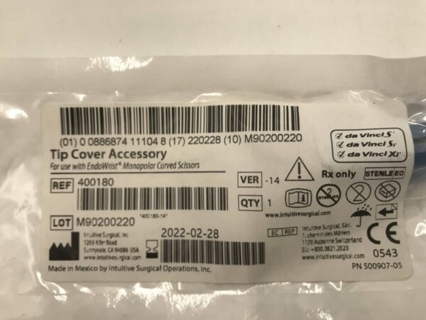 INTUITIVE SURGICAL 400180 DaVinci Tip Cover Accessory (Ver-14)(X) – GB ...