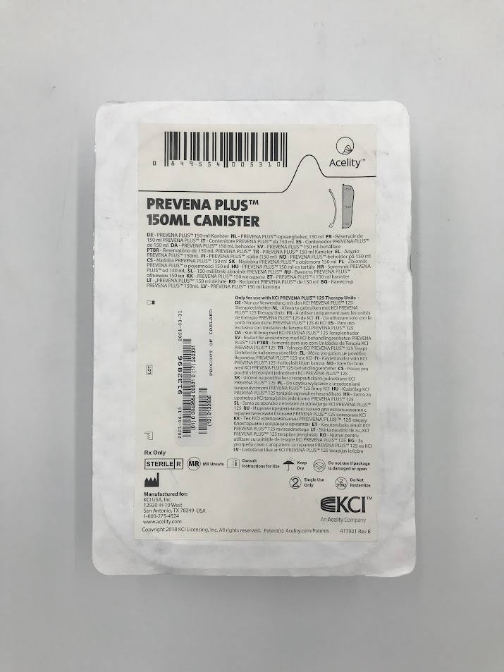 KCI PRE4095 Prevena Plus 150mL Canister (X)