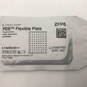 Ethicon ZFP8 PDS Flexible Plate Polydioxanone Violet Absorbable