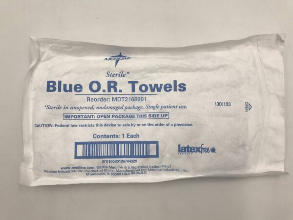 Medline MDT2168201 Blue O.R. Towels