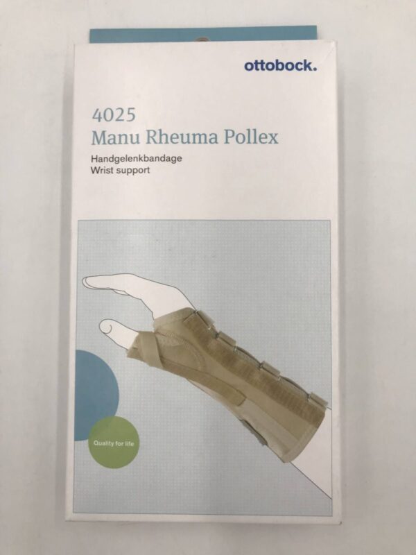 OTTOBOCK 4025 Manu Rheuma Pollex Wrist Support with Flex Thumb Left, XL