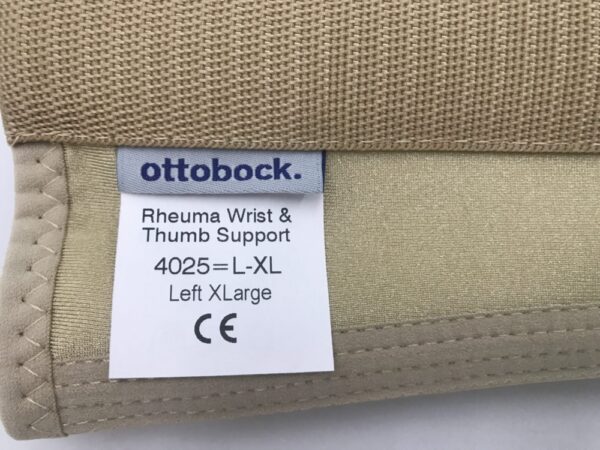 OTTOBOCK 4025 Manu Rheuma Pollex Wrist Support with Flex Thumb Left, XL