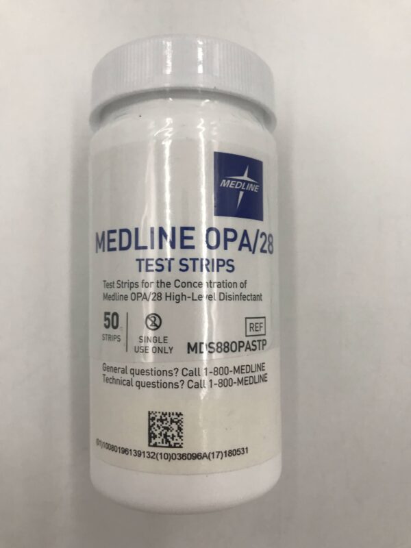 Medline MDS880PASTP OPA/28 Test Strips (50/Bottle) (X)