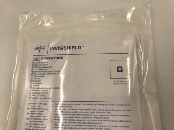 Medline DYNJSD1020 Invisishield Aperture Drape 40cm x 40cm (16in x 16in) (X)