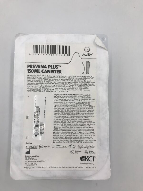 KCI PRE4095 Prevena Plus 150mL Canister (X)