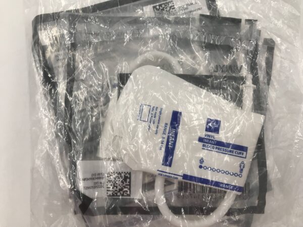 Medline MDS9720HPV Vinyl BP Cuff Infant, 1 Tube, with Hp Connector 8-14cm (5/Pack)