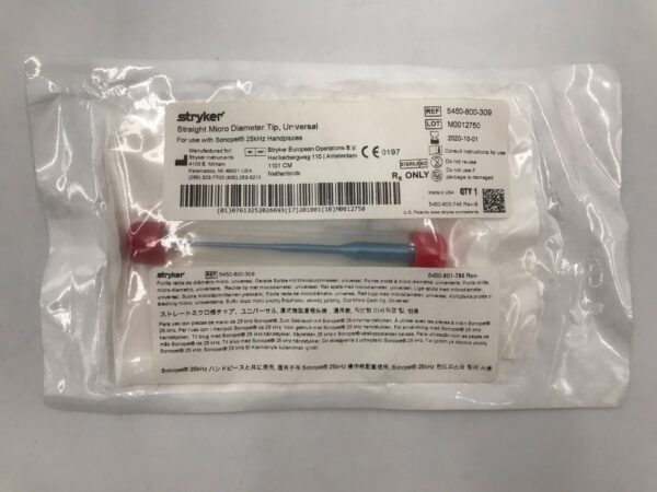 STRYKER 5450-800-309 Straight Micro Diameter Tip, Universal (X)