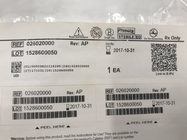Sorin Group 026020000 Smart Perfusion Pack Double Spike Line Stock (X)
