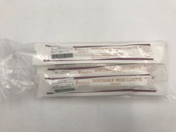 Medgyn Products 022210 Disposable Rigid Curette Straight 10mm (10/Pack) (X)