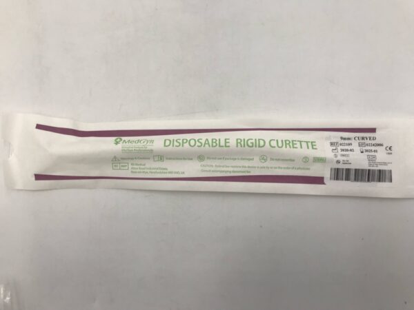 Medgyn 022109 Disposable Rigid Curette 9mm Curved (10/Pack) (X)