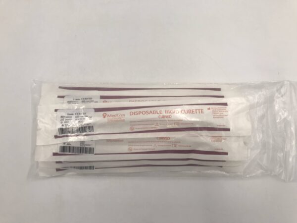 Medgyn 022111 Disposable Rigid Curette 11mm Curved (10/Pack)