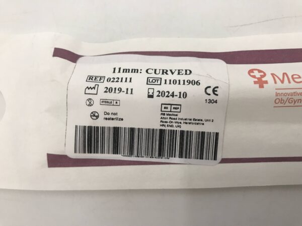 Medgyn 022111 Disposable Rigid Curette 11mm Curved (10/Pack)