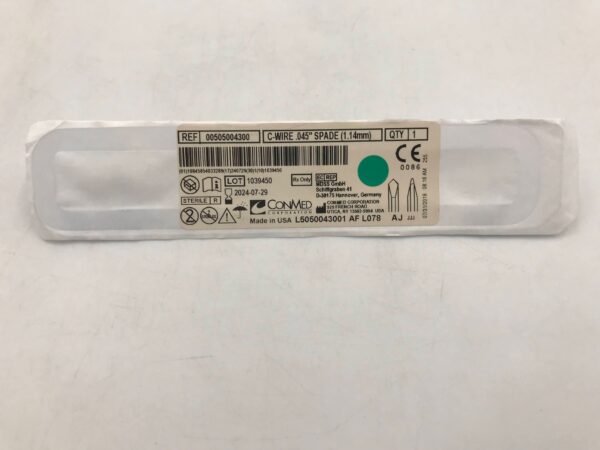 CONMED 00505004300 C-Wire .045in Spade (1.14mm)