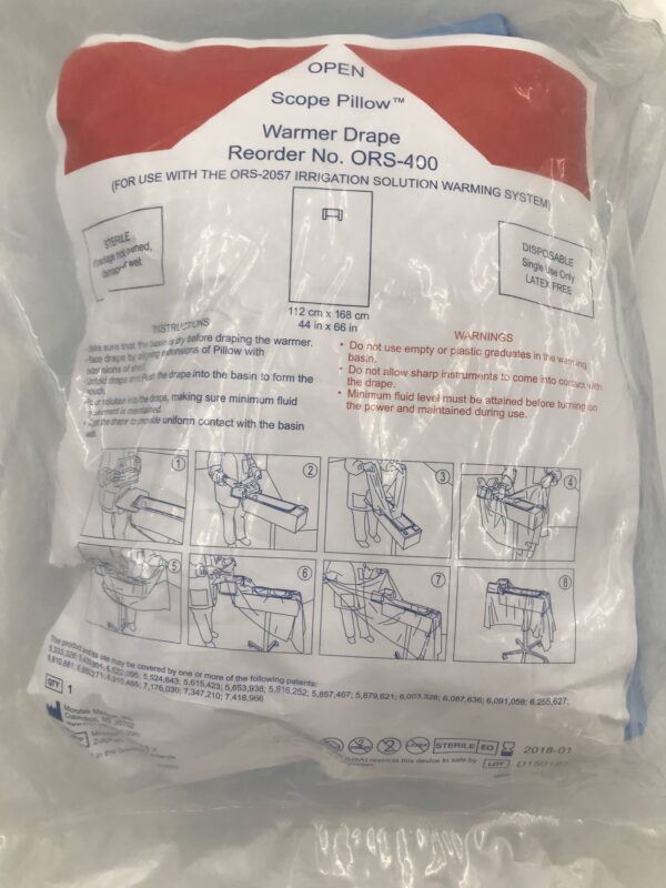 MICROTEK ORS-400 Scope Pillow Warmer Drape 112cm x 168cm (X)
