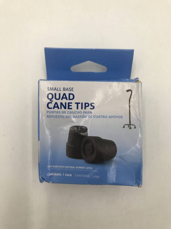 MEDLINE MDS86424W4 Small Base Quad Cane Tips (2/Box)
