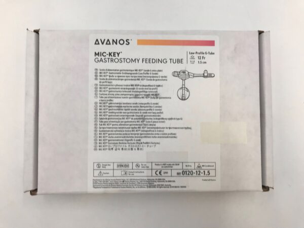 AVANOS 0120-12-1.5 Mic-Key Gastrostomy Feeding Tube 12F x 1.5cm(X)