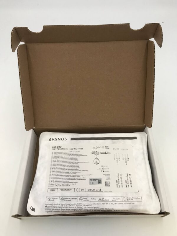 AVANOS 0120-12-1.5 Mic-Key Gastrostomy Feeding Tube 12F x 1.5cm(X)