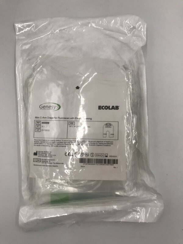 MICROTEK 8888M Ecolab Genesys Mini C-Arm For Fluoroscan w/Elastic Opening 54" x 78" (X)