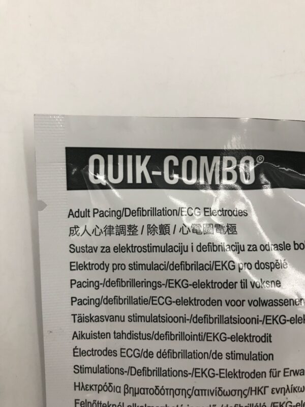 Physio-Control 11996-000091 Edge Quik-Combo Adult Pacing/Defibrillation/ECG Electrodes