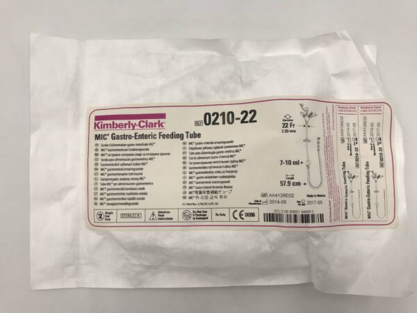 Kimberly-Clark 0210-22 Mic* Gastro-Enteric Feeding Tube (X)