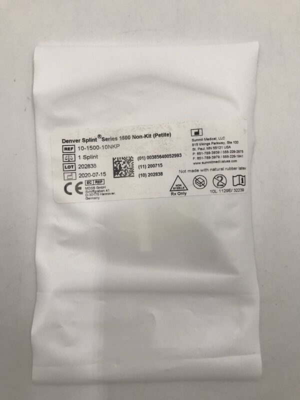 Summit Medical 10-1500-10NKP Denver Splint Series 1500 Non-Kit (Petite)