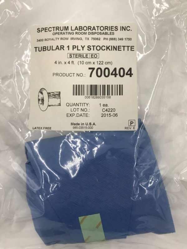 DEPUY 700404 Tubular 1Ply Stockinette 4in x 4ft