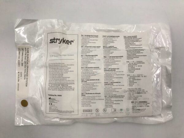 STRYKER 6660 TLS Surgical Drainage System, 4mm Flat Drain w/ Side Holes(X)